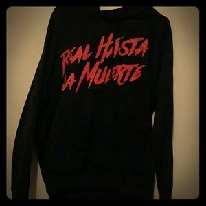 Hoodie real asta la muerte